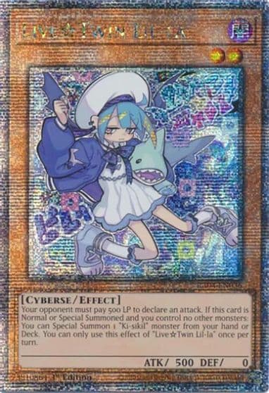 Live Twin Lil la Quarter Century Secret Rare Quarter Century Stampede Yu-Gi-Oh! card