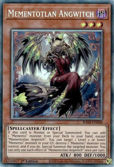 Mementotlan Angwitch PCR Quarter Century Stampede Yu-Gi-Oh! card