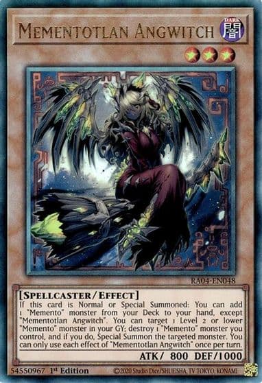 Mementotlan Angwitch PUR Quarter Century Stampede Yu-Gi-Oh! card