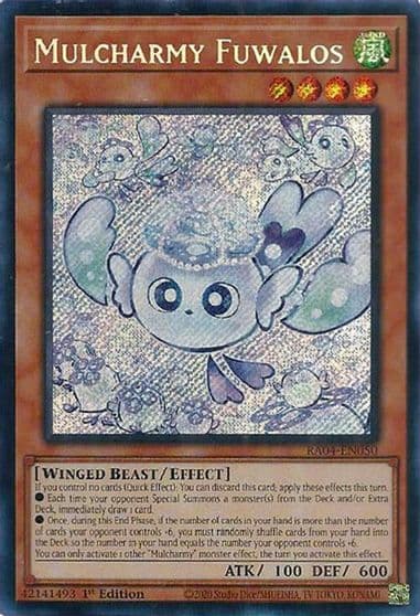 Mulcharmy Fuwalos Secret Rare Quarter Century Stampede Yu-Gi-Oh! card