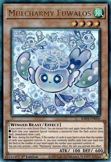 Mulcharmy Fuwalos PUR Quarter Century Stampede Yu-Gi-Oh! card