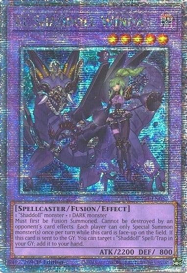 El Shaddoll Winda Alternate Art Quarter Century Secret Rare Quarter Century Stampede Yu-Gi-Oh! card