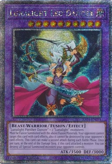 Lunalight Leo Dancer Quarter Century Secret Rare Quarter Century Stampede Yu-Gi-Oh! card