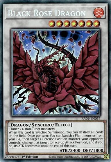 Black Rose Dragon PCR Quarter Century Stampede Yu-Gi-Oh! card