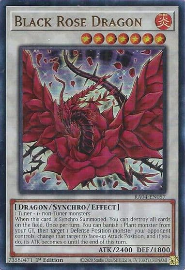 Black Rose Dragon UR Quarter Century Stampede Yu-Gi-Oh! card