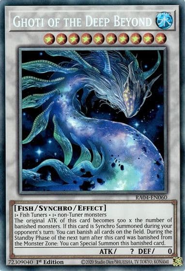 Ghoti of the Deep Beyond PCR Quarter Century Stampede Yu-Gi-Oh! card