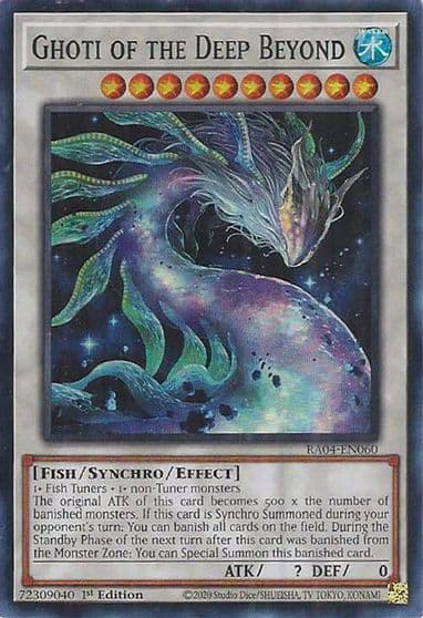 Ghoti of the Deep Beyond Quarter Century Stampede Yu-Gi-Oh! card