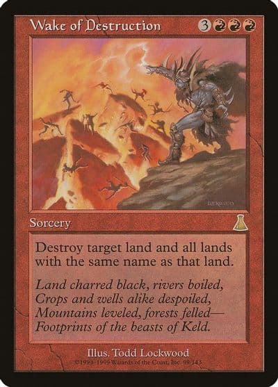 Wake of Destruction Urza's Destiny Magic card