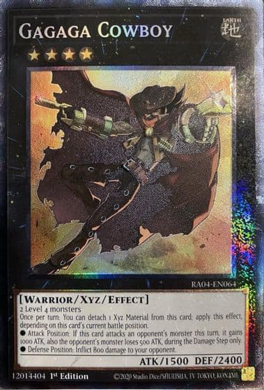Gagaga Cowboy PCR Quarter Century Stampede Yu-Gi-Oh! card