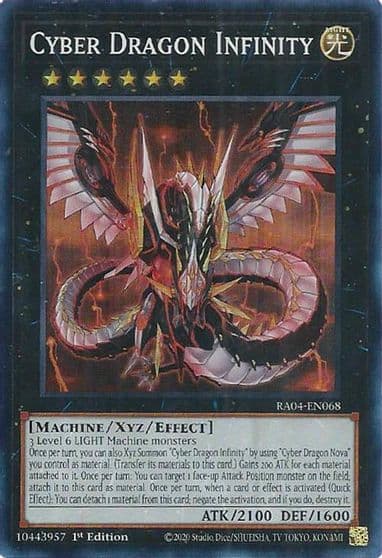 Cyber Dragon Infinity Quarter Century Stampede Yu-Gi-Oh! card