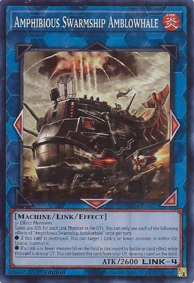 Amphibious Swarmship Amblowhale Quarter Century Stampede Yu-Gi-Oh! card