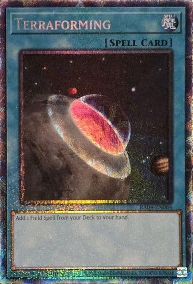 Terraforming PCR Quarter Century Stampede Yu-Gi-Oh! card