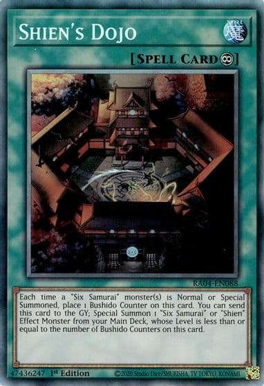 Shiens Dojo PCR Quarter Century Stampede Yu-Gi-Oh! card