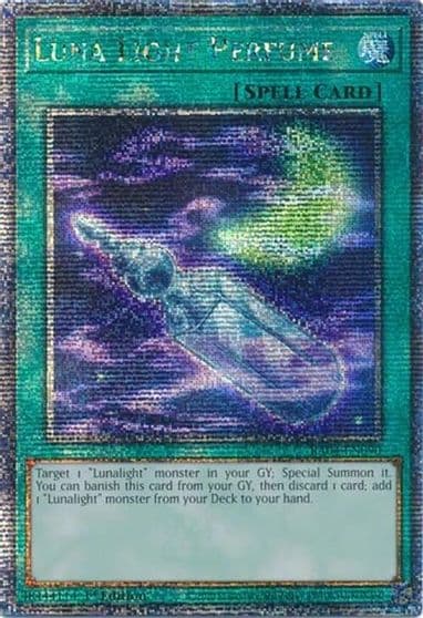 Luna Light Perfume Quarter Century Secret Rare Quarter Century Stampede Yu-Gi-Oh! card