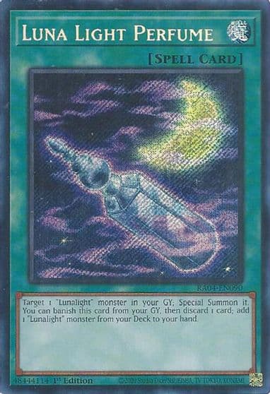 Luna Light Perfume Secret Rare Quarter Century Stampede Yu-Gi-Oh! card
