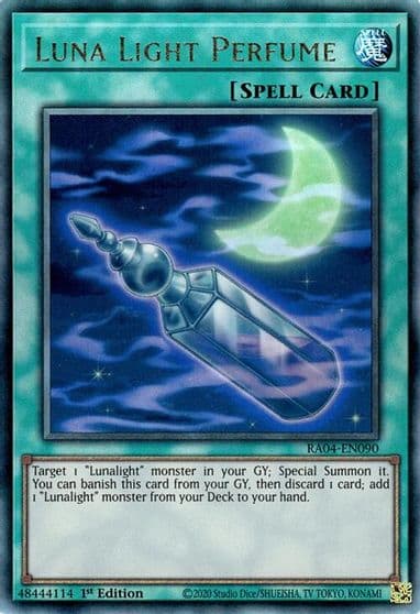 Luna Light Perfume PUR Quarter Century Stampede Yu-Gi-Oh! card