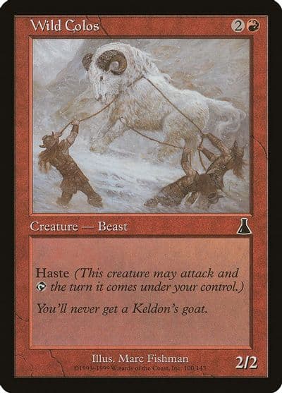 Wild Colos Urza's Destiny Magic card