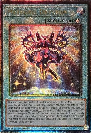Meteonis Drytron PUR Quarter Century Stampede Yu-Gi-Oh! card