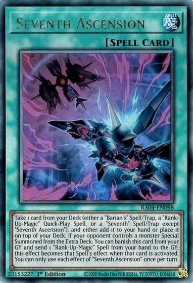 Seventh Ascension PUR Quarter Century Stampede Yu-Gi-Oh! card