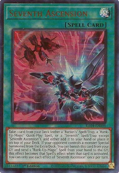 Seventh Ascension UR Quarter Century Stampede Yu-Gi-Oh! card