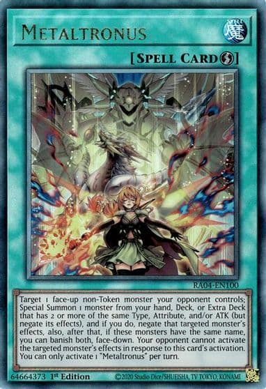 Metaltronus PUR Quarter Century Stampede Yu-Gi-Oh! card