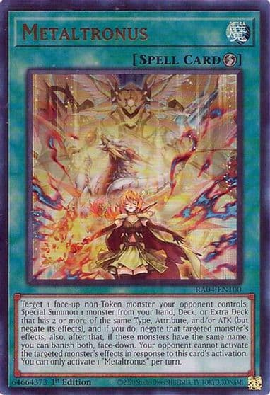 Metaltronus UR Quarter Century Stampede Yu-Gi-Oh! card