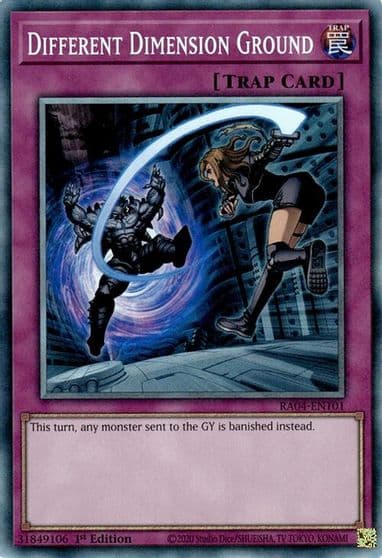 Different Dimension Ground PCR Quarter Century Stampede Yu-Gi-Oh! card