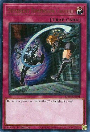 Different Dimension Ground UR Quarter Century Stampede Yu-Gi-Oh! card