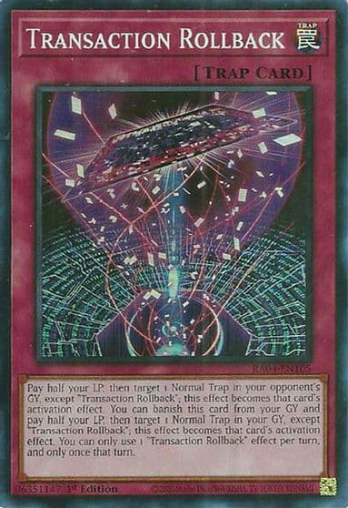 Transaction Rollback Quarter Century Stampede Yu-Gi-Oh! card