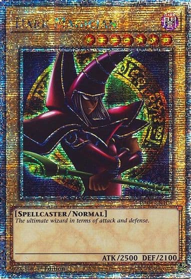 Dark Magician Arkana Quarter Century Secret Rare Quarter Century Stampede Yu-Gi-Oh! card
