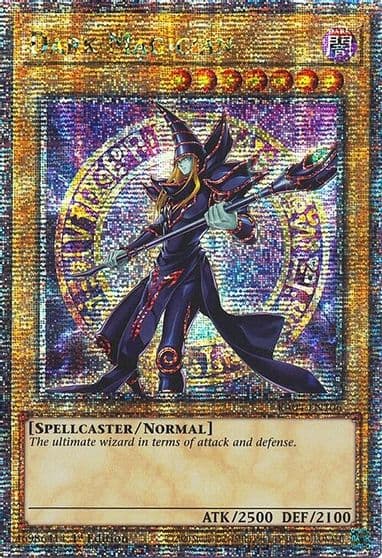 Dark Magician 8th Art Quarter Century Secret Rare Quarter Century Stampede Yu-Gi-Oh! card