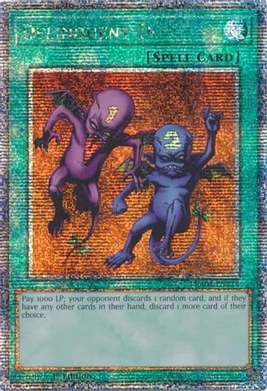 Delinquent Duo Quarter Century Secret Rare Quarter Century Stampede Yu-Gi-Oh! card