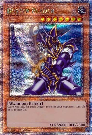Buster Blader Quarter Century Secret Rare Quarter Century Stampede Yu-Gi-Oh! card