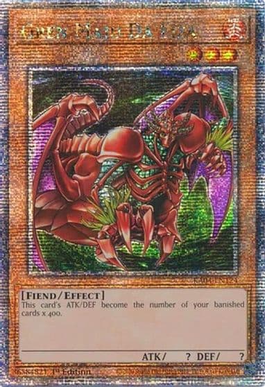 Gren Maju Da Eiza Quarter Century Secret Rare Quarter Century Stampede Yu-Gi-Oh! card