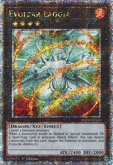 Evolzar Laggia Quarter Century Secret Rare Quarter Century Stampede Yu-Gi-Oh! card