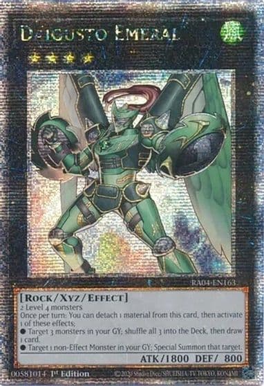 Daigusto Emeral Quarter Century Secret Rare Quarter Century Stampede Yu-Gi-Oh! card