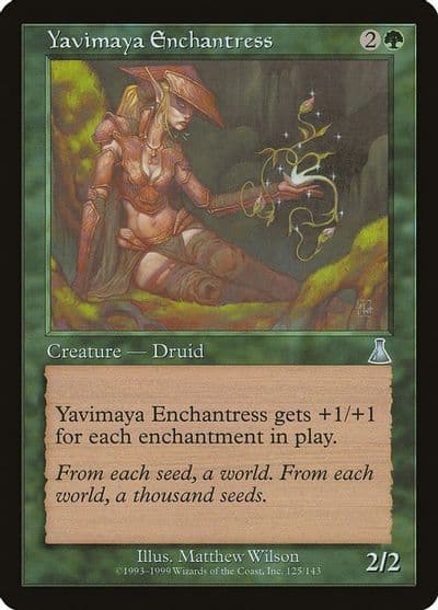 Yavimaya Enchantress Urza's Destiny Magic card