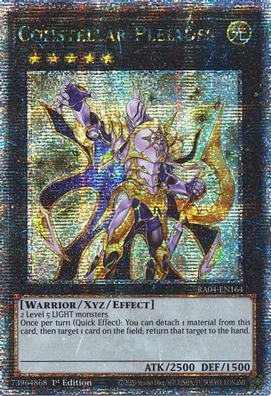 Constellar Pleiades Quarter Century Secret Rare Quarter Century Stampede Yu-Gi-Oh! card