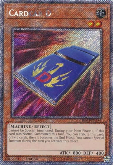 Cardcar D Platinum Secret Rare Quarter Century Stampede Yu-Gi-Oh! card