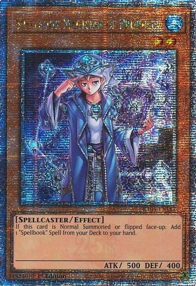Spellbook Magician of Prophecy Quarter Century Secret Rare Quarter Century Stampede Yu-Gi-Oh! card