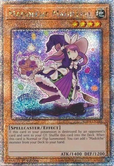Madolche Magileine Quarter Century Secret Rare Quarter Century Stampede Yu-Gi-Oh! card