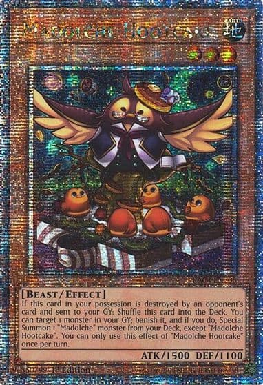 Madolche Hootcake Quarter Century Secret Rare Quarter Century Stampede Yu-Gi-Oh! card