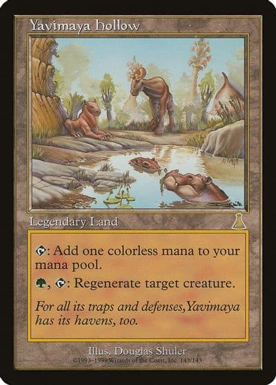 Yavimaya Hollow Urza's Destiny Magic card
