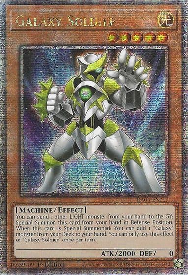 Galaxy Soldier Quarter Century Secret Rare Quarter Century Stampede Yu-Gi-Oh! card