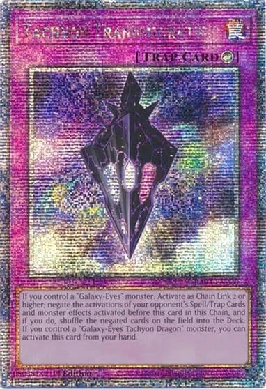 Tachyon Transmigration Quarter Century Secret Rare Quarter Century Stampede Yu-Gi-Oh! card