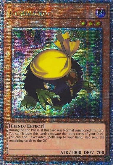 Kuribandit Quarter Century Secret Rare Quarter Century Stampede Yu-Gi-Oh! card