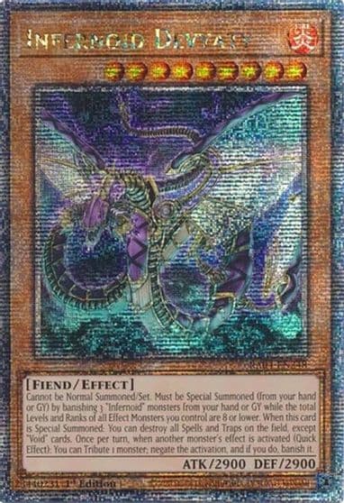 Infernoid Devyaty Quarter Century Secret Rare Quarter Century Stampede Yu-Gi-Oh! card