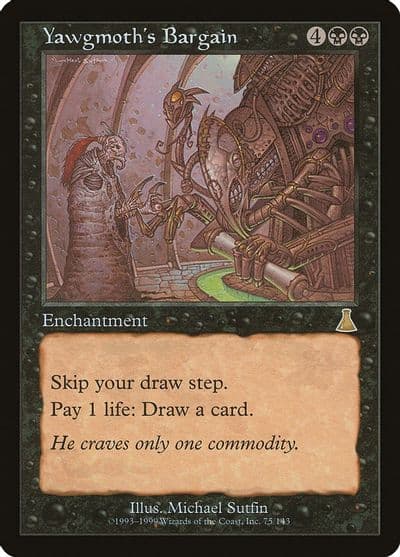 Yawgmoths Bargain Urza's Destiny Magic card