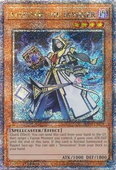 Aleister the Invoker Quarter Century Secret Rare Quarter Century Stampede Yu-Gi-Oh! card