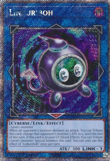 Linkuriboh Platinum Secret Rare Quarter Century Stampede Yu-Gi-Oh! card